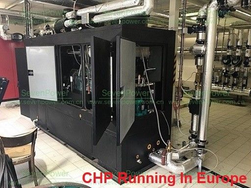 Καλή τιμή. Ηλεκτρική Εκκίνηση 50Hz 200KW Μονάδα Συμπαραγωγής Φυσικού Αερίου σε απευθείας σύνδεση