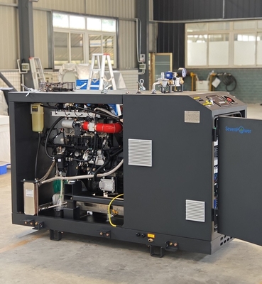 Καλή τιμή. 20kw 25kva φυσικό αέριο μεθάνιο προπάνιο ΥΦΑ Μικρό σύστημα CHP για το σπίτι Ξενοδοχείο Γραφείο ComAp ελεγκτής σε απευθείας σύνδεση